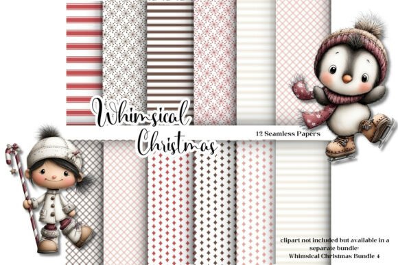 Download Whimsical Christmas Seamless Paper Pack - Christmas Collection
