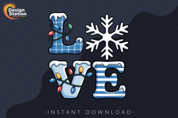 Download Winter Love Snowflake PNG Cozy Christmas - Christmas Collection