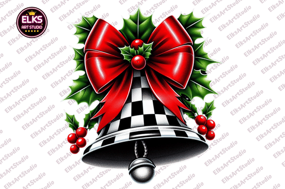 Download Black &amp; White Plaid Christmas Clipart - Christmas Collection