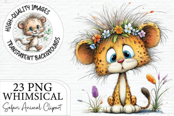 Download Whimsical Safari Animal Clipart - Premium Resources