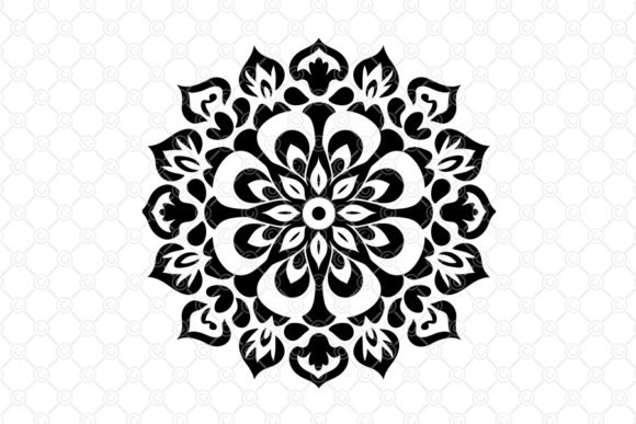 Download Indian Rangoli SVG, Decorative Art, 055 - Premium Bundle