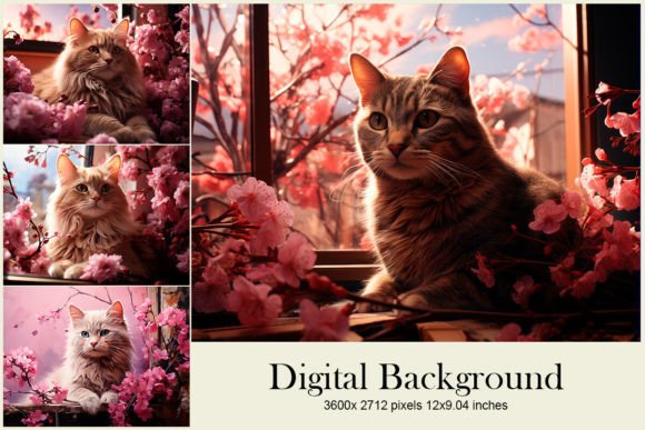 Download Cat Background Animal Wallpaper Wall Art - Animal Collection