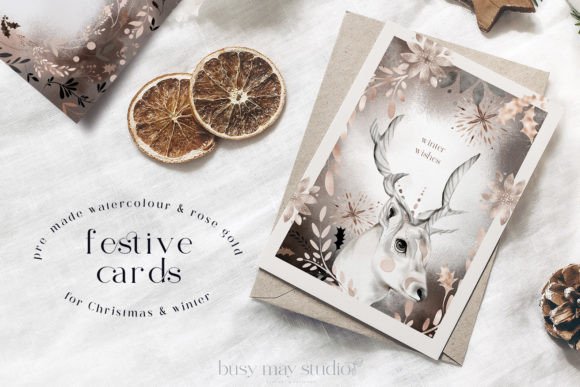 Download Christmas Festive Cards Winter Animals - Animal Collection