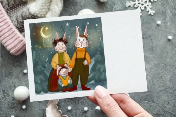 Download Bunny Family Christmas - Christmas Collection