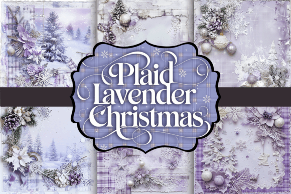 Download Plaid Lavender Christmas - Christmas Collection