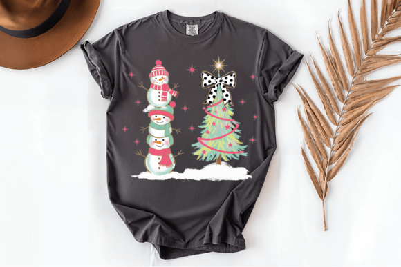 Download Christmas Snowman Tree Coquette PNG - Christmas Collection