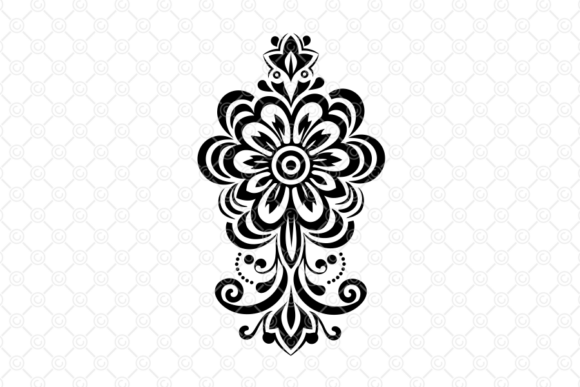 Download Indian Rangoli SVG, Decorative Art, 099 - Indian rangoli Collection