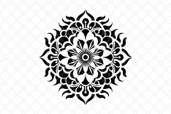 Download Indian Rangoli SVG, Decorative Art, 096 - Indian rangoli Collection