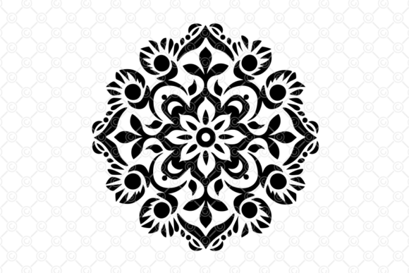 Download Indian Rangoli SVG, Decorative Art, 081 - Indian rangoli Collection