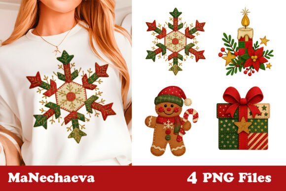 Download Christmas Patchwork Holiday Clipart - Christmas Collection