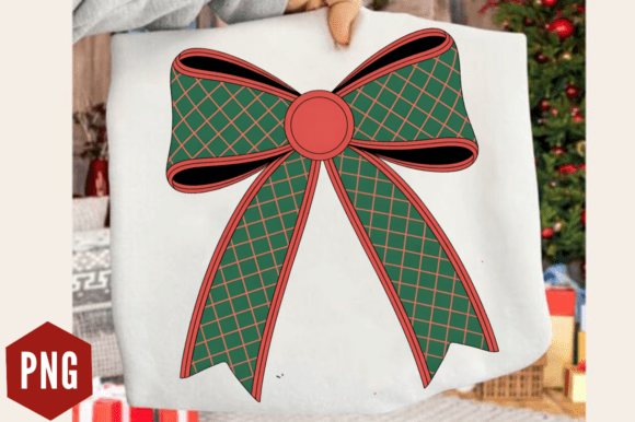 Download Plaid Cross Bow Merry Christmas PNG Desi - Christmas Collection