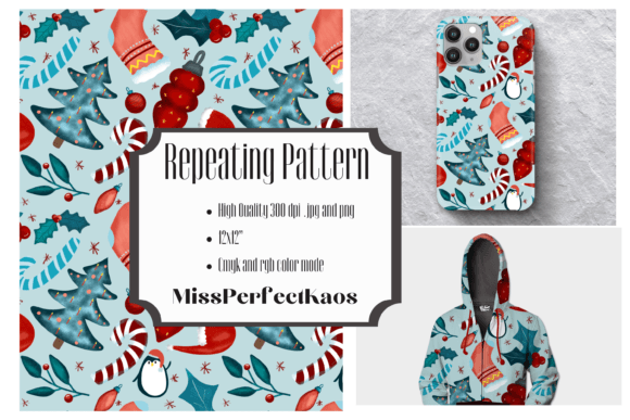 Download Christmas Joy - Repeating Pattern - Christmas Collection